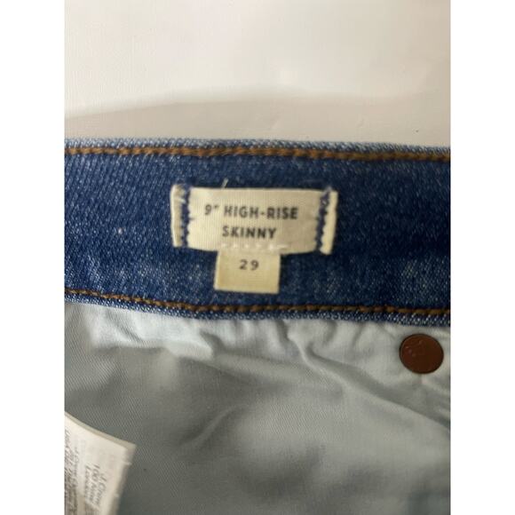 Madewell 9" High-Rise Skinny Jeans in Pearson Wash Women’s - Size 29 - Picture 6 of 8